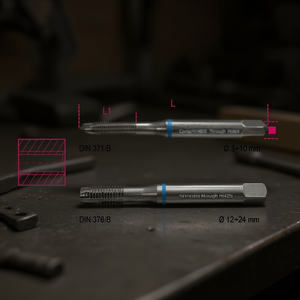 Maschiatura per macchine HSS a passo grossolano per fori passanti - Product Image 3
