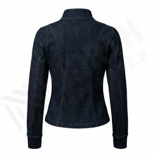 Veste de sport en maille respirante en polyester à manches longues de couleur unie personnalisée pour femmes, élégante pour le jogging, le yoga, la course à pied, les hauts actifs - Product Image 2