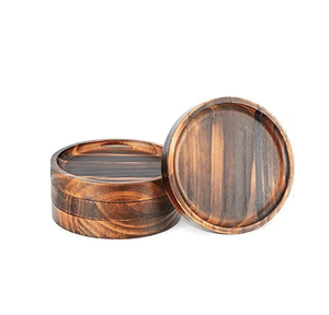 Dessous de verre en bois naturel pour décoration de table personnalisée Dessous de verre en bois Vaisselle au design moderne à vendre - Product Image 6