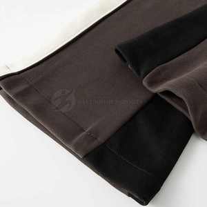 Pantalones de jogging acampanados de moda para hombre, pantalones de chándal de algodón transpirable, pretina elástica, teñido liso para el verano, servicio OEM - Product Image 6