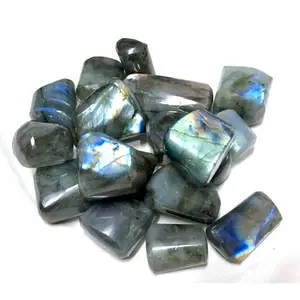Labradorite Tumbled Stones and Crystals Bulk Natural Crystal Stone for Reiki Healing Crystals Polished Tumble Stones