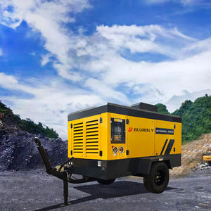 18 m³/min 18bar 660cfm Tragbarer Bergbau Diesel getriebener Cummins-Luft kompressor Passende Bohr anlage - Product Image 2