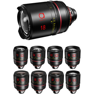 Angenieux Optimo <b>Prime</b> Gold Lens Set 18 21 28 32 40 50 75 100 & 135mm for Camera Use - Product Image 1