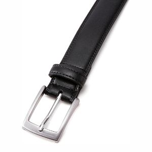 Cinturón de cuero de vaca genuino informal para hombre con aleación para hebilla Cinturón de cuero de vaca de alta calidad - Product Image 2