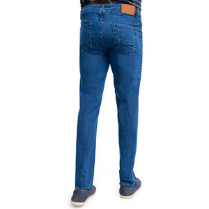 Pantalones Vaqueros Rotos para Hombre, Personalizados, de Alta Calidad, al por Mayor, Corte Slim Fit, Ajustados, Diseño Moderno 2026, Estilo Hip Hop Clásico Azul - Product Image 6