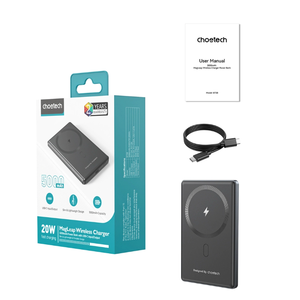 Pour Choetech 20W pour chargeur sans fil MagSafe avec batterie Li-polymère 5000 mAh, batterie externe avec prise standard japonaise - Product Image 3