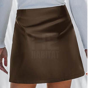 Faldas Clásicas de Cuero Genuino para Mujer, Elegantes, Suaves y Cómodas, Ideales para Eventos - Product Image 2