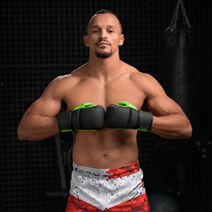 Gants de combat MMA Sanda unisexes en cuir PU avec fermeture auto-agrippante pour la lutte en cage, l'entraînement au sac de frappe et le sparring - Product Image 2