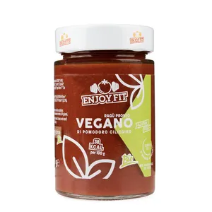 100% İtalyan en kaliteli kullanıma hazır kiraz domates Vegan Ragu tadını çıkarın fit gr 200