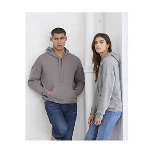 Sudadera con capucha unisex con hombros caídos preencogidos al por mayor sudadera bordada teñida Lisa diseños personalizados personalizables - Product Image 2