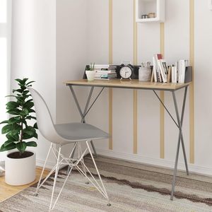 <span class=keywords><strong>Escritorio</strong></span> de Oficina Plegable de Melamina con <span class=keywords><strong>Esquina</strong></span> Móvil, Mesa Pequeña para Computadora para el Hogar - Product Image 2