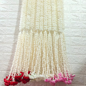 Artificial Jasmine Buds & Rose Garland Strings Mogra Flower <b>Decorations</b> for Weddings, Pooja, Housewarming & Gifts - Product Image 1
