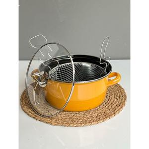 Padella smaltata gialla - Product Image 2