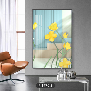 Tulipanes decoración de arte del norte de Europa pintura moderna Simple sala de estar pintura colgante pasillo pintura de piso a techo - Product Image 3
