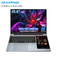 Laptop Táctil de 15.6 Pulgadas con Pantalla Doble de 15.6" + 7", Procesador Intel Celeron N100, RAM de 8GB, SSD de 1TB, Laptop para Juegos, Nueva en Oferta
