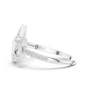 Bague en diamant rond brillant de 0,247 CT cultivé en laboratoire, qualité VVS-VS EF, pour femmes, or 18 carats, 14 carats, 10 carats et argent 925, options en moissanite - Product Image 6