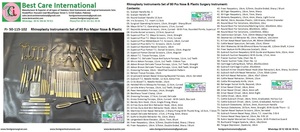 Ensemble d'instruments chirurgicaux pour plastie nasale Best Care International - Product Image 6