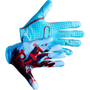 ถุงมือรับลูกบอลอเมริกันบนฝ่ามือออกแบบโลโก้ได้ตามต้องการสำหรับผู้เล่นที่มีทักษะ - Product Image 4