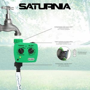 Programmatore di irrigazione a rubinetto analogico/meccanico con uscita da 1 3/4 pollici - Product Image 4