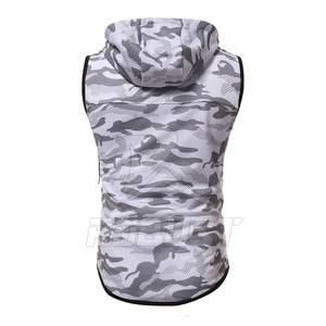 Wholesale Customized Logo Quick-Drying <b>Vest</b> New Fitness Sports Sleeveless Hood <b>Vest</b> Training Slim Fit Gym Tank Top <b>Men</b> - Product Image 2