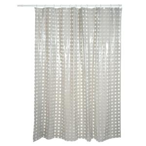 Rideau de douche (polyester et polypropylène avec 12 anneaux) - MSV - Product Image 1
