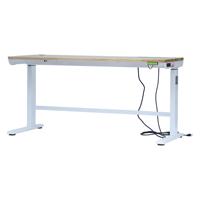 Banc de travail électrique réglable en hauteur de 168 cm, double moteur, meilleure qualité, mobilier de bureau, 220 V, bureau relevable, table assis-debout