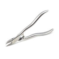 Coupe-cuticules professionnels en acier inoxydable incurvé de haute qualité pour ongles des doigts et des orteils – Outils de manucure et pédicure à mâchoires larges