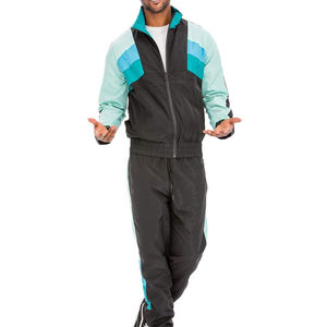 Ensemble de survêtement de sport unisexe, coupe-vent, respirant, vêtements d'entraînement en plein air, survêtements avec logo personnalisé - Product Image 4