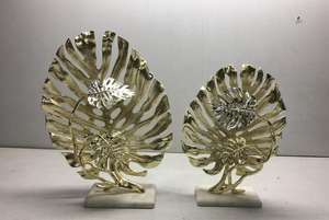 Stylish Tabletop <b>Accessories</b> for Home <b>Table</b> Desktop and Hotel <b>Decorative</b> Gold Finishing Metal <b>Table</b> <b>Decor</b> Modern Design Tabletop - Product Image 2