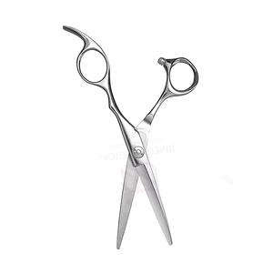 Ciseaux de coupe de cheveux droits de qualité salon, 6,5 pouces, pour usage professionnel à domicile, acier inoxydable tranchant, repose-doigts fixe - Product Image 5