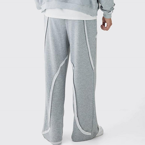 Pantalons de jogging larges et légers tendance, streetwear, pantalon décontracté pour homme, respirant, coupe ample, fermeture à cordon, lavé - Product Image 5