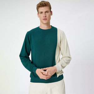 Sudadera con capucha unisex de felpa francesa de 360 g/m² y 500 g, de color liso, con logotipo personalizado, servicio OEM, sudadera de invierno con cuello redondo para hombre - Product Image 2