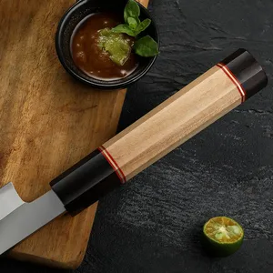 มีดแล่เนื้อเหล็กดามัสกัส งานแฮนด์เมด คุณภาพพรีเมียม เป็นมิตรกับสิ่งแวดล้อม ดีไซน์ทันสมัย คมพิเศษ ผลิตจากเหล็กกล้าไร้สนิม สำหรับเชฟและคนขายเนื้อ - Product Image 5