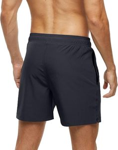 Short de sport respirant à taille élastique et à séchage rapide pour hommes, avec poche pour le fitness et la course à pied - Product Image 4