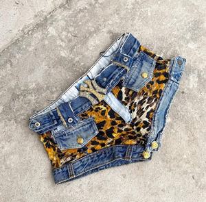 Shorts de Mezclilla con Pedrería Brillante, Ropa de Verano a la Moda, Shorts de Mezclilla con Pedrería Personalizados de Cintura Alta para Mujer - Product Image 3