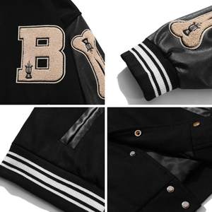Blouson Bomber de Baseball Homme OEM Haute Qualité 2026 – Veste d'Hiver Streetwear avec Poches pour Homme - Product Image 3