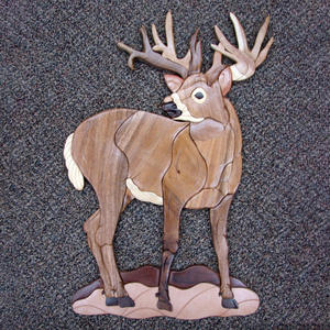 Decoración de la esquina del hogar carpintería plaga colgante de pared intarsias recuerdo de madera imán de nevera - Product Image 5