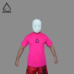 Camiseta de cuello redondo de algodón 100% para hombre al por mayor, tela ligera de secado rápido, novedad de moda, servicio OEM ODM personalizado para uso en el gimnasio - Product Image 4
