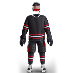 2023 nueva fábrica barata personalizada sublimación equipo hockey sobre hielo camisetas uniforme conjunto precio al por mayor - Product Image 4