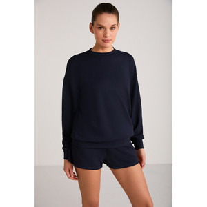 ETHIQUET MAISIE Damen-Sweatshirt aus Scuba-Stoff, extra weich, mit Rundhalsausschnitt, Oversize-Sweatshirt - Product Image 2