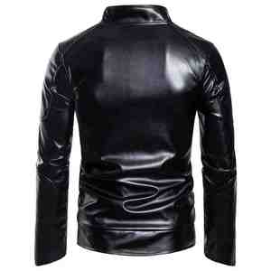 Elegante Chaqueta de Invierno para Hombre de Cuero Genuino de Vaca, Manga Larga, Transpirable, Resistente al Viento, de Secado Rápido, Alta Calidad, Nueva Condición - Product Image 4