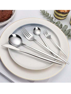 Elegant look cutlery set <b>dinner</b> <b>knife</b> spoon fork stainless steel home kitchen restaurant tableware wedding event decor wholesale - Product Image 6