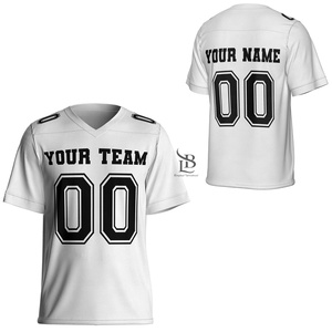 Maillots de football américain sur mesure de haute qualité Chemises de mode élégantes de taille XL à manches courtes Options rentables OEM - Product Image 6