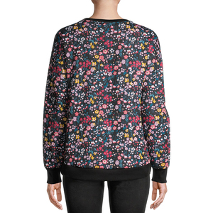 Sudadera con capucha informal de gran tamaño para mujer con diseño de hombro caído 2025 colección Otoño Invierno logotipo frontal sudadera de moda - Product Image 2