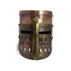 Swagger Soul Medieval Knight Crusader Casco Armadura Acabado antiguo Hierro Metal Coleccionable Regalo Templario Cruzada Diseño - Product Image 3