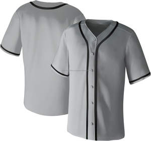 Maillot de baseball personnalisé par sublimation chemise d'équipe d'entraînement élégante et durable vêtements de sport respirants pour hommes et femmes - Product Image 2