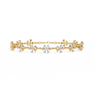 Fabulous 18K <b>Gold</b> Lab Grown Diamond Bracelet & <b>Bangle</b> - Product Image 5