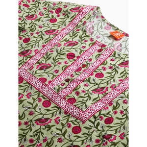 Chemise de nuit longue Evolve pour femme 100 % coton, super douce, décontractée, imprimée, pour dames - Product Image 3