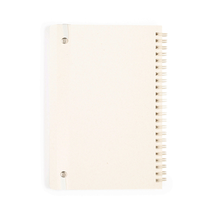 โน้ตบุ๊ค A5, ปกแข็ง, กระดาษแข็งรีไซเคิล, 80แผ่นเรียงราย, ที่คั่นหนังสือสีธรรมชาติ, ตัวเลือกการปรับแต่ง - Product Image 6