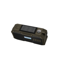 NOUVELLE radio numérique d'urgence DAB+/FM pour le camping avec batterie solaire 5000 mAh, manivelle, SOS, lampe torche LED, chargeur de téléphone